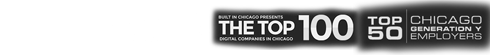 Norton by Symantec / BBB Accredited Business / Built in Chicago Presents the Top 100 Digital Companies in Chicago / Top 50 Chicago Generation Y Employers